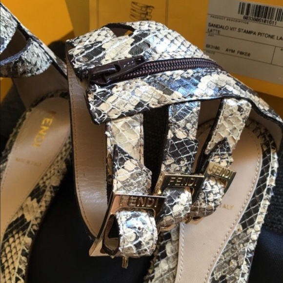 Fendi snake sandals - Picture 2 of 4